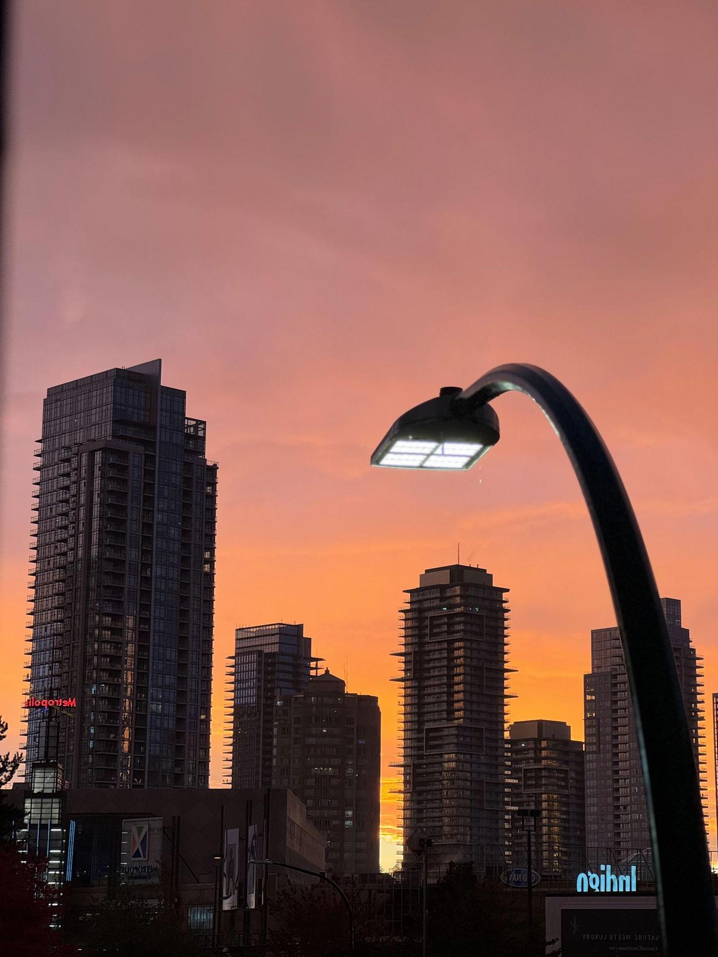 Vancouver Skyline Silhouette